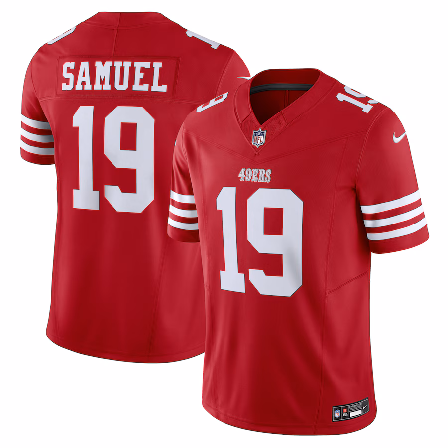 Men's San Francisco 49ers Deebo Samuel Nike Scarlet Vapor F.U.S.E. Limited Jersey - Puhuasuan