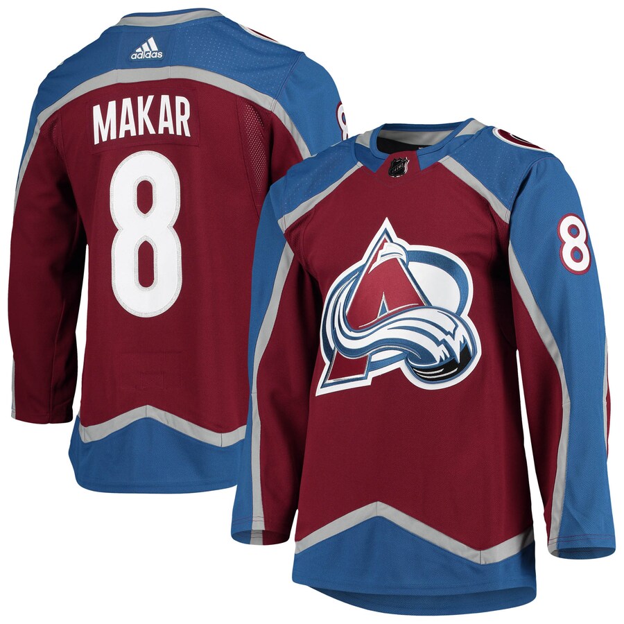 Men's Colorado Avalanche Cale Makar adidas Burgundy Home Primegreen Authentic Pro Player Jersey - Puhuasuan