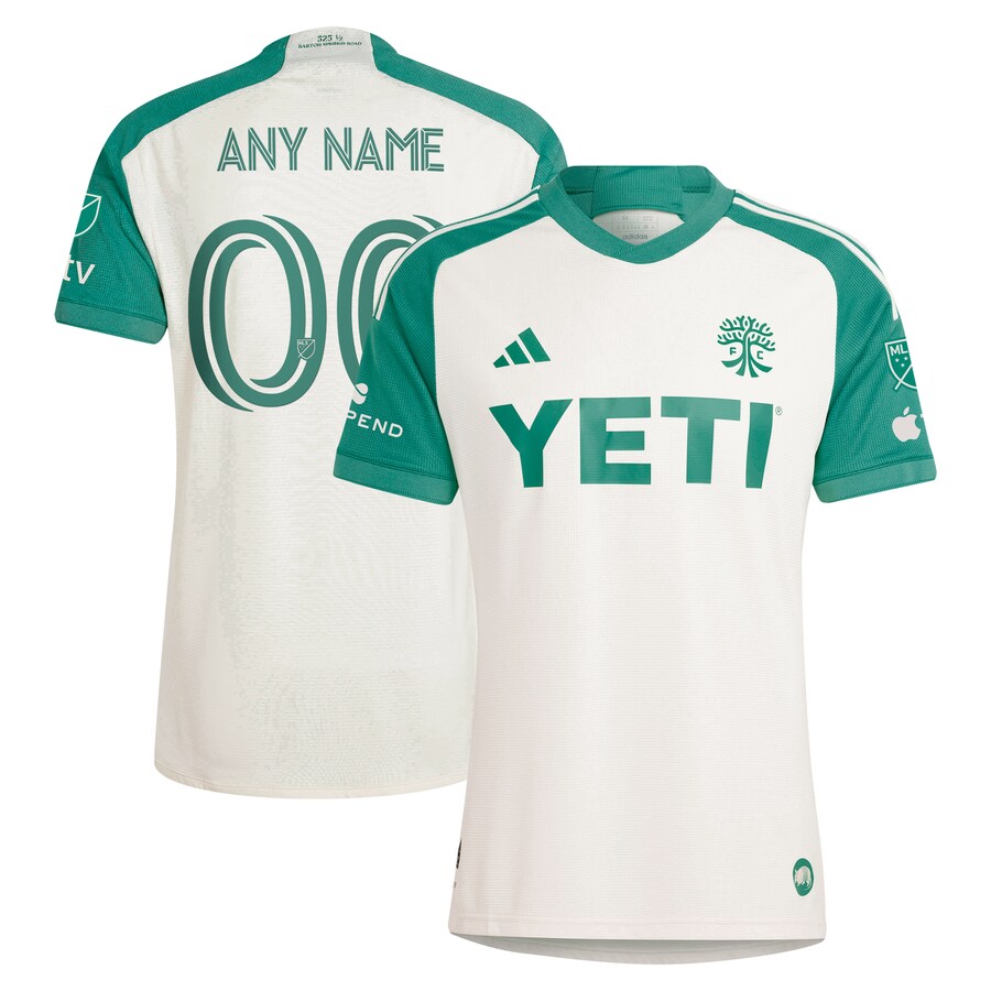 Men's Austin FC  adidas Tan 2024 The Armadillo Kit Authentic Custom Jersey - Puhuasuan