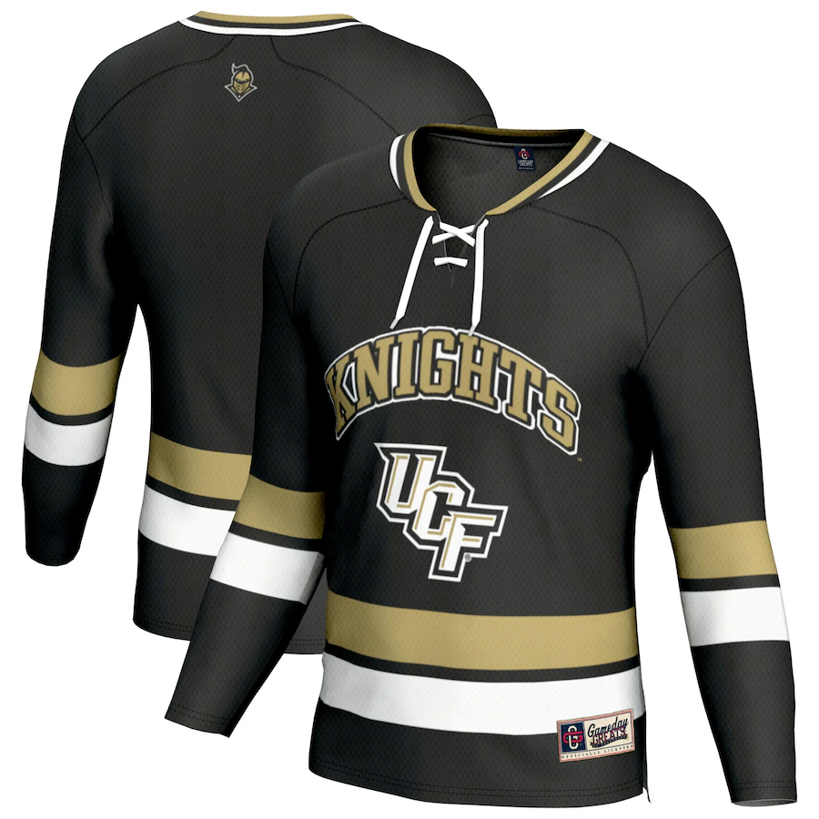 Unisex GameDay Greats Black UCF Knights Spirit Hockey Jersey - Puhuasuan