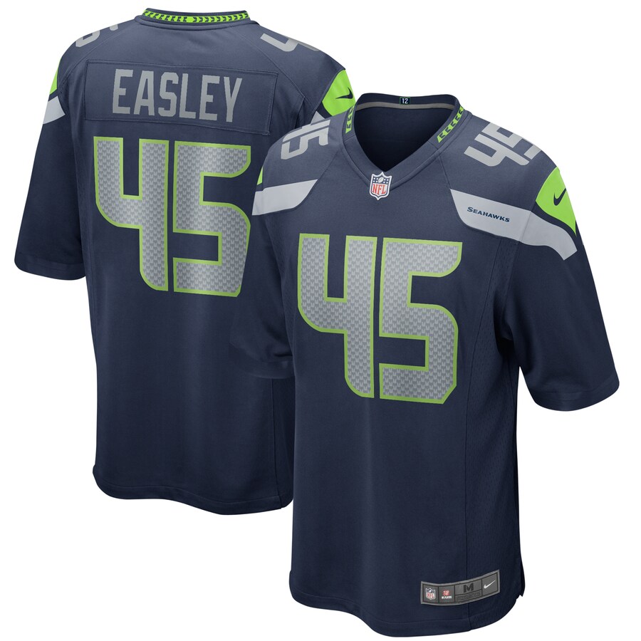 Men's Seattle Seahawks Kenny Easley Nike College Navy Game Retired Player Jersey - Puhuasuan