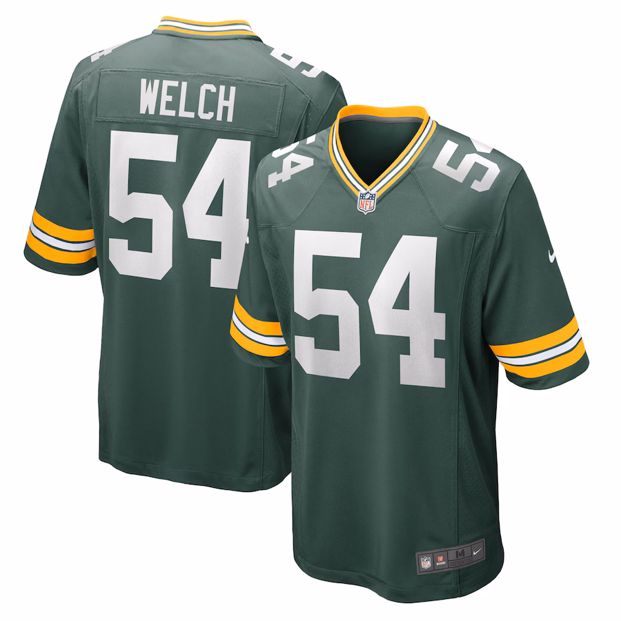 Men's Green Bay Packers Kristian Welch Nike  Green Team Game Jersey - Puhuasuan