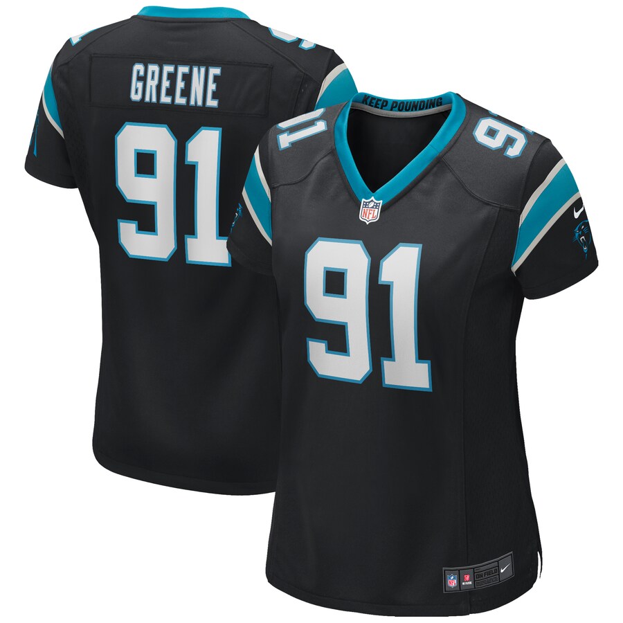Women's Carolina Panthers Kevin Greene Nike Black Game Retired Player Jersey - Puhuasuan
