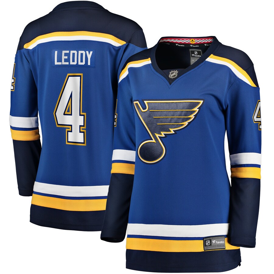 Women's St. Louis Blues Nick Leddy Fanatics Branded Blue Home Breakaway Player Jersey - Puhuasuan