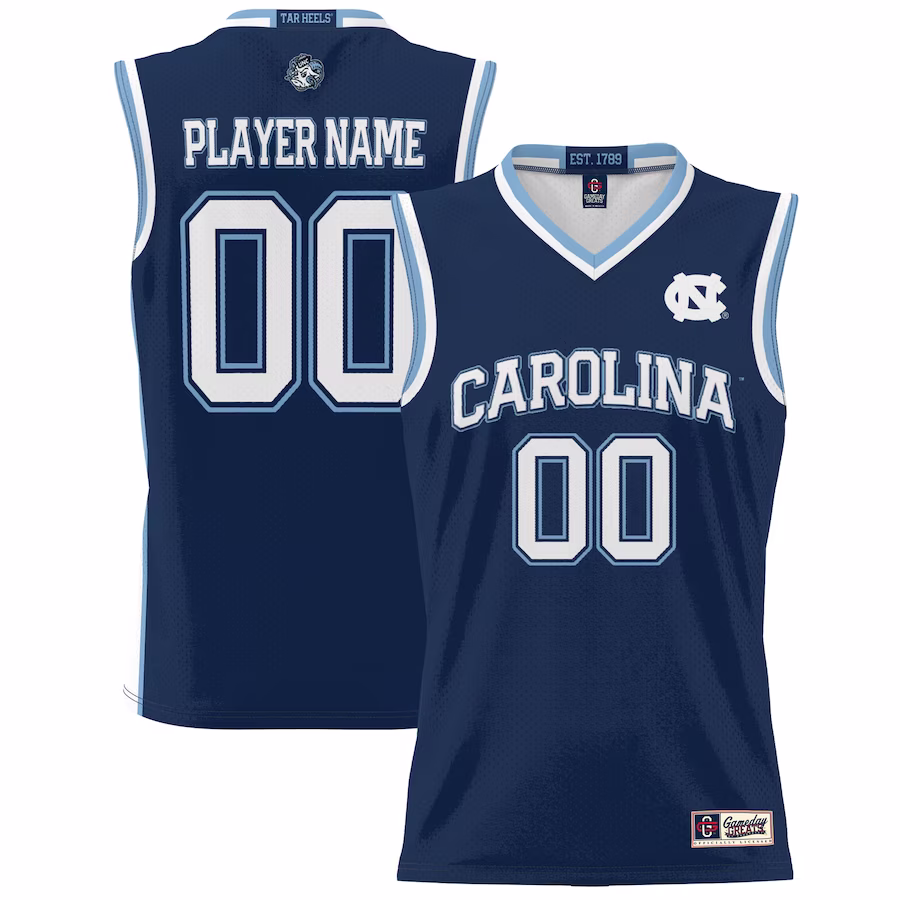 North Carolina Tar Heels GameDay Greats Youth NIL Pick-A-Player Lightweight Women's Basketball Jersey - Navy - Puhuasuan
