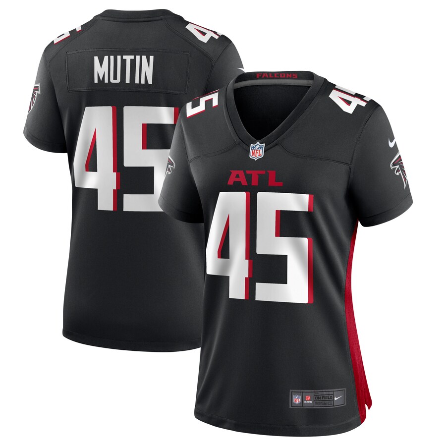 Women's Atlanta Falcons Donavan Mutin Nike  Black  Game Jersey - Puhuasuan
