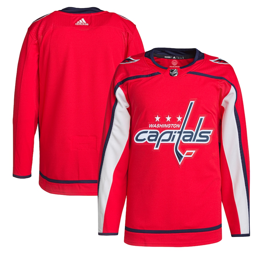 Men's Washington Capitals adidas Red Home Primegreen Authentic Jersey - Puhuasuan