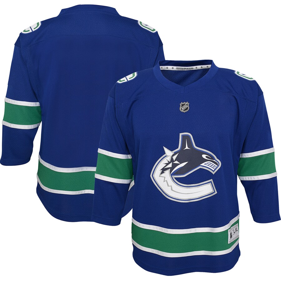 Youth Vancouver Canucks Blue Replica Jersey - Puhuasuan