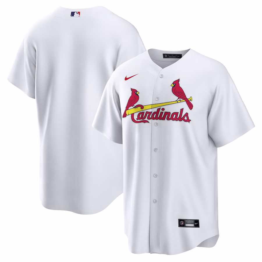 Men's St. Louis Cardinals Nike White Home Blank Replica Jersey - Puhuasuan