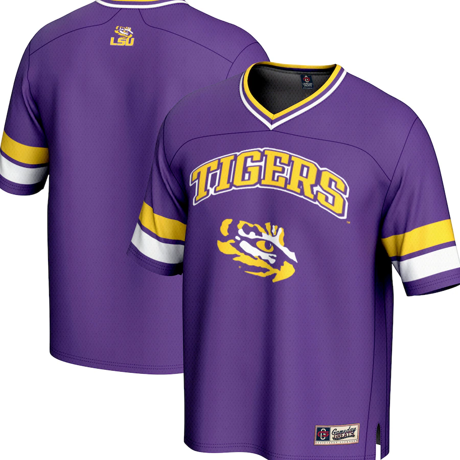 Youth  GameDay Greats Purple LSU Tigers Spirit Football Jersey - Puhuasuan