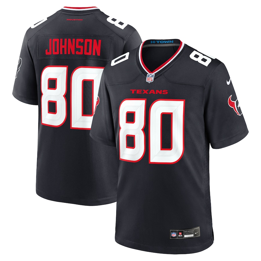 Men's Houston Texans Andre Johnson Nike Navy Team Retired Player Game Jersey - Puhuasuan