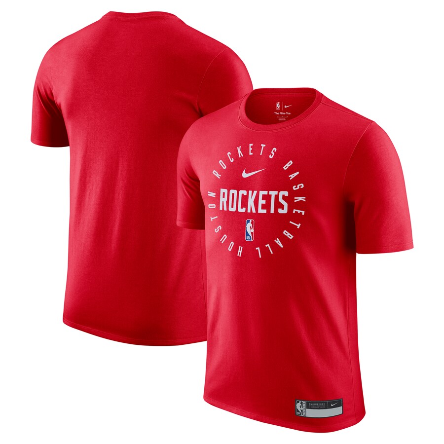 Men's Houston Rockets Nike Red 2024/25 Legend On-Court Practice Performance T-Shirt - Puhuasuan