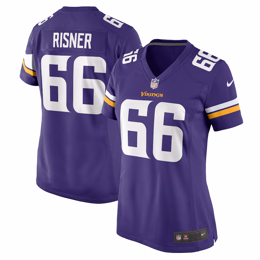 Women's Minnesota Vikings Dalton Risner Nike Purple Game Jersey - Puhuasuan