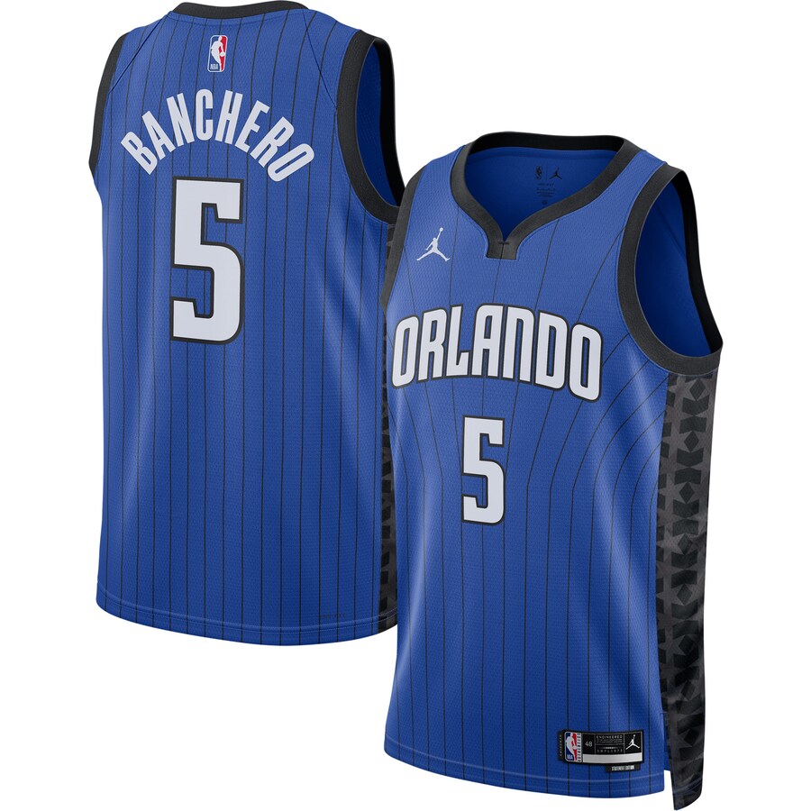 Unisex Orlando Magic Paolo Banchero Jordan Brand Blue Swingman Jersey - Statement Edition - Puhuasuan
