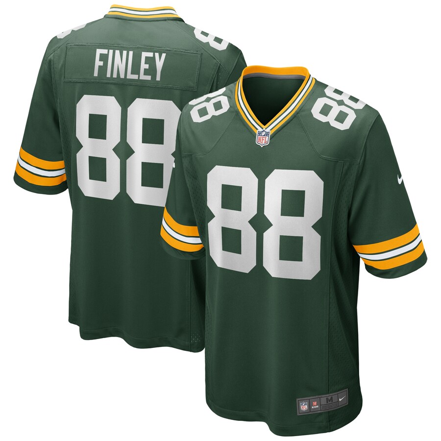 Men's Green Bay Packers Jermichael Finley Nike Green Game Retired Player Jersey - Puhuasuan