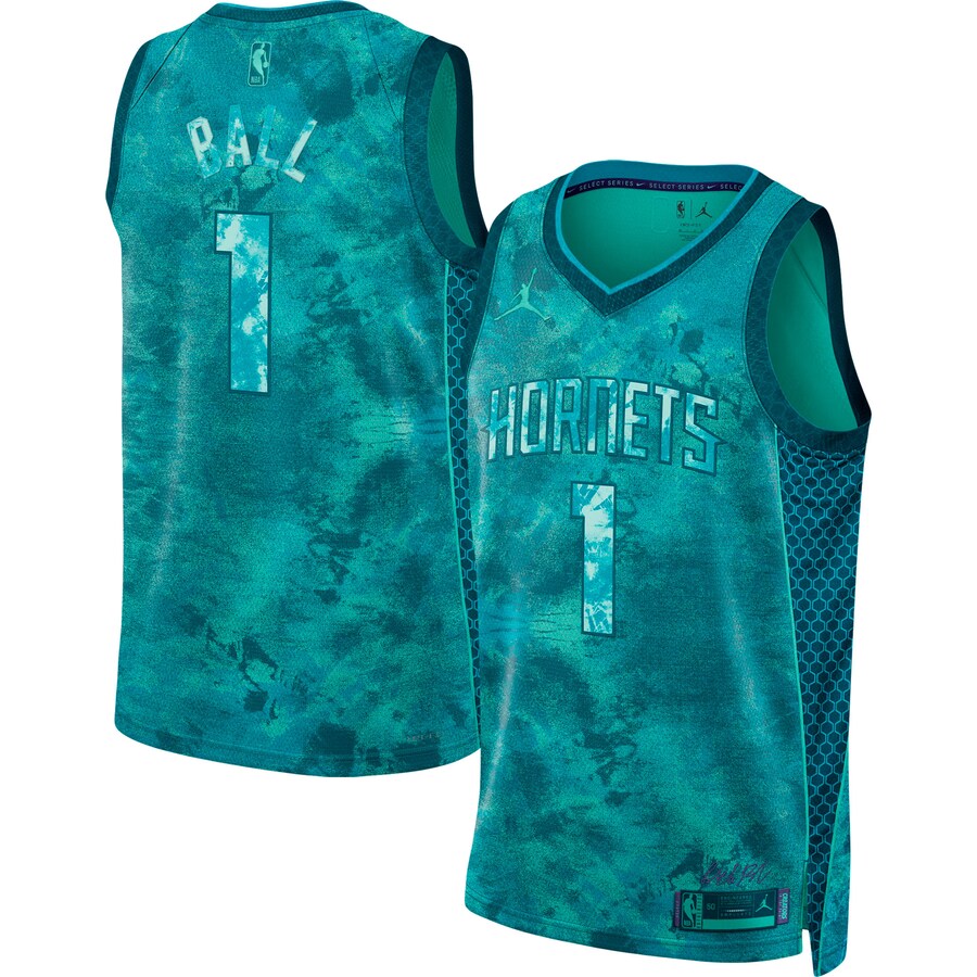 Unisex Charlotte Hornets LaMelo Ball Jordan Brand Teal Select Series Swingman Jersey - Puhuasuan