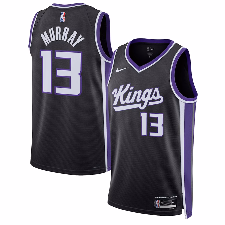 Unisex Sacramento Kings Keegan Murray Nike Black Swingman Jersey - Icon Edition - Puhuasuan