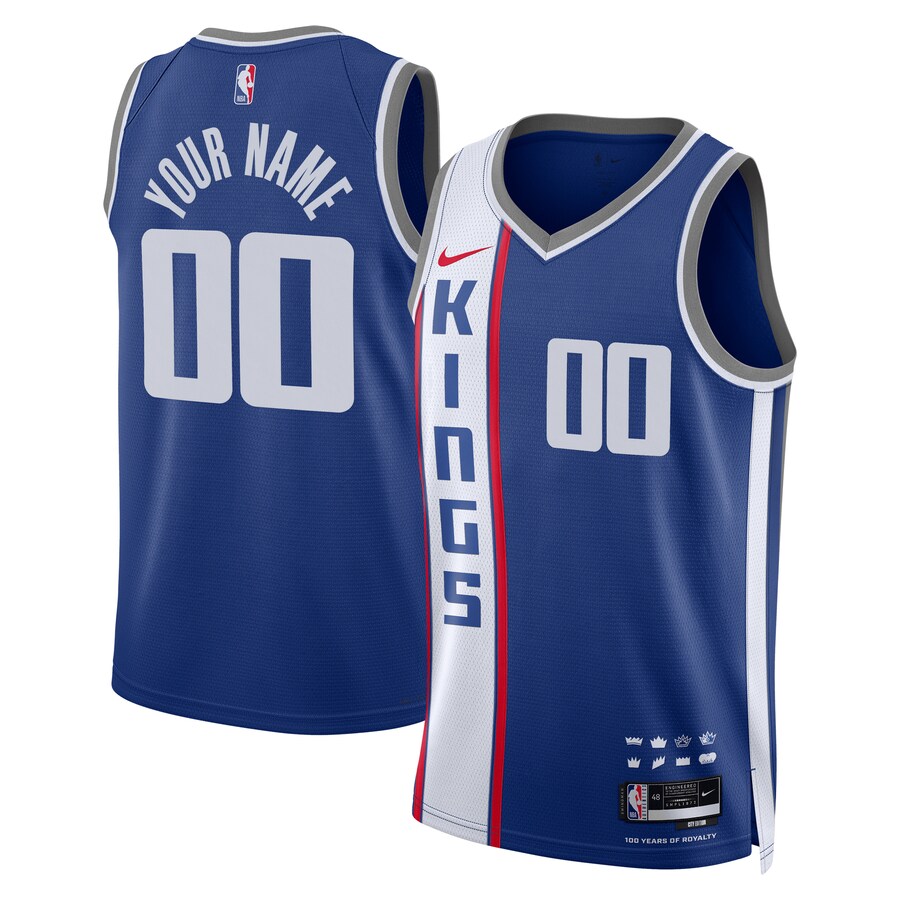 Unisex Sacramento Kings  Nike Blue 2023/24 Custom Swingman Jersey - City Edition - Puhuasuan