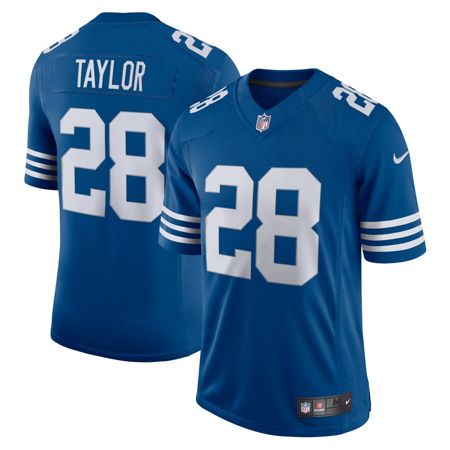 Men's Indianapolis Colts Jonathan Taylor Nike Royal Alternate Vapor Limited Jersey - Puhuasuan