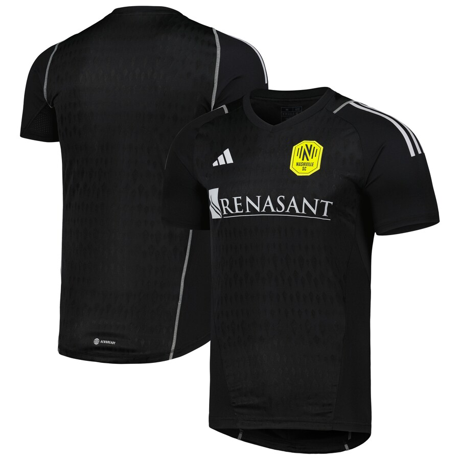 Men's Nashville SC adidas Black 2023 Replica Goalkeeper Jersey - Puhuasuan