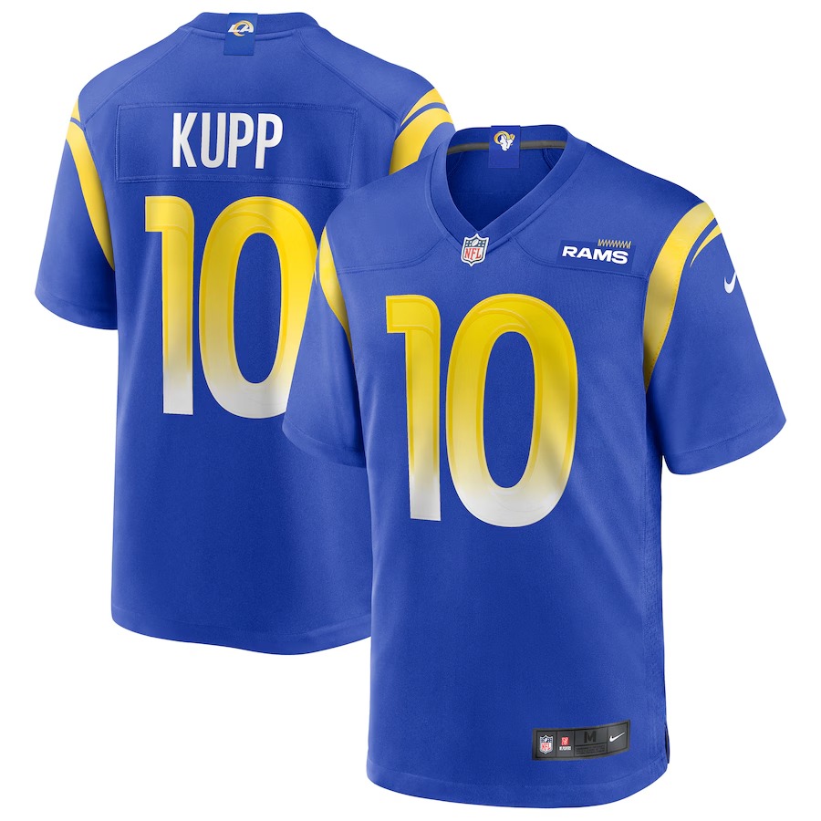 Men's Los Angeles Rams Cooper Kupp Nike Royal Game Player Jersey - Puhuasuan