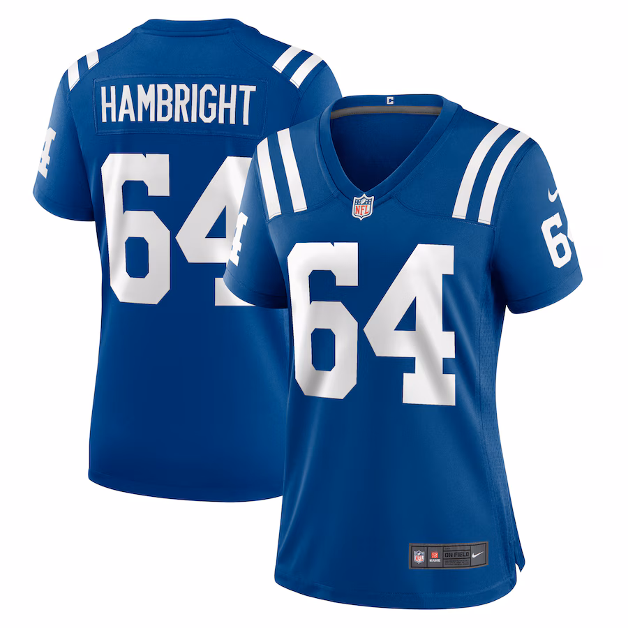 Women's Indianapolis Colts Arlington Hambright Nike Royal Game Player Jersey - Puhuasuan