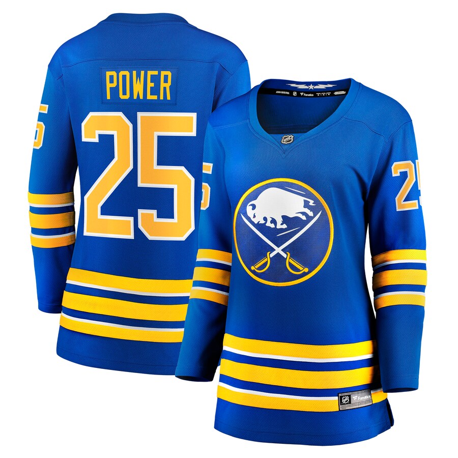 Women's Buffalo Sabres Owen Power Fanatics Branded Royal Home Breakaway Player Jersey - Puhuasuan