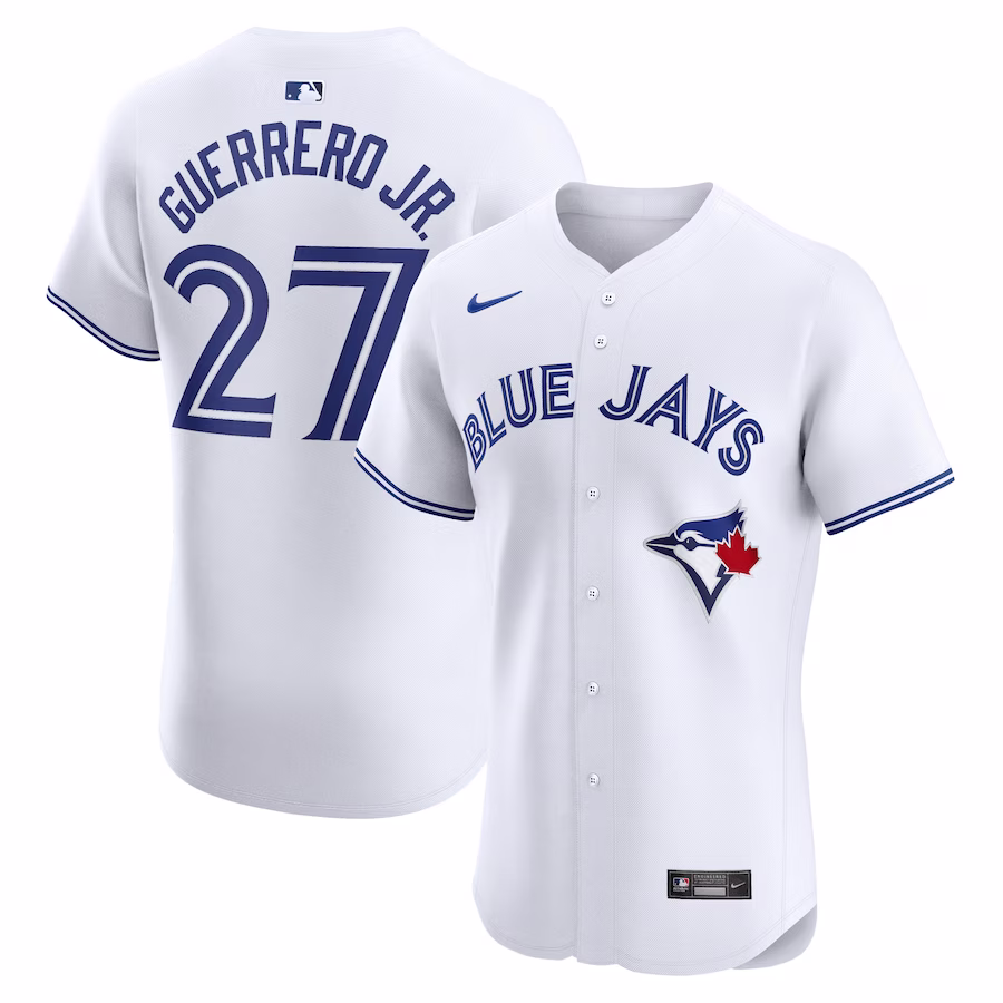 Men's Toronto Blue Jays Vladimir Guerrero Jr. Nike White Home Elite Player Jersey - Puhuasuan