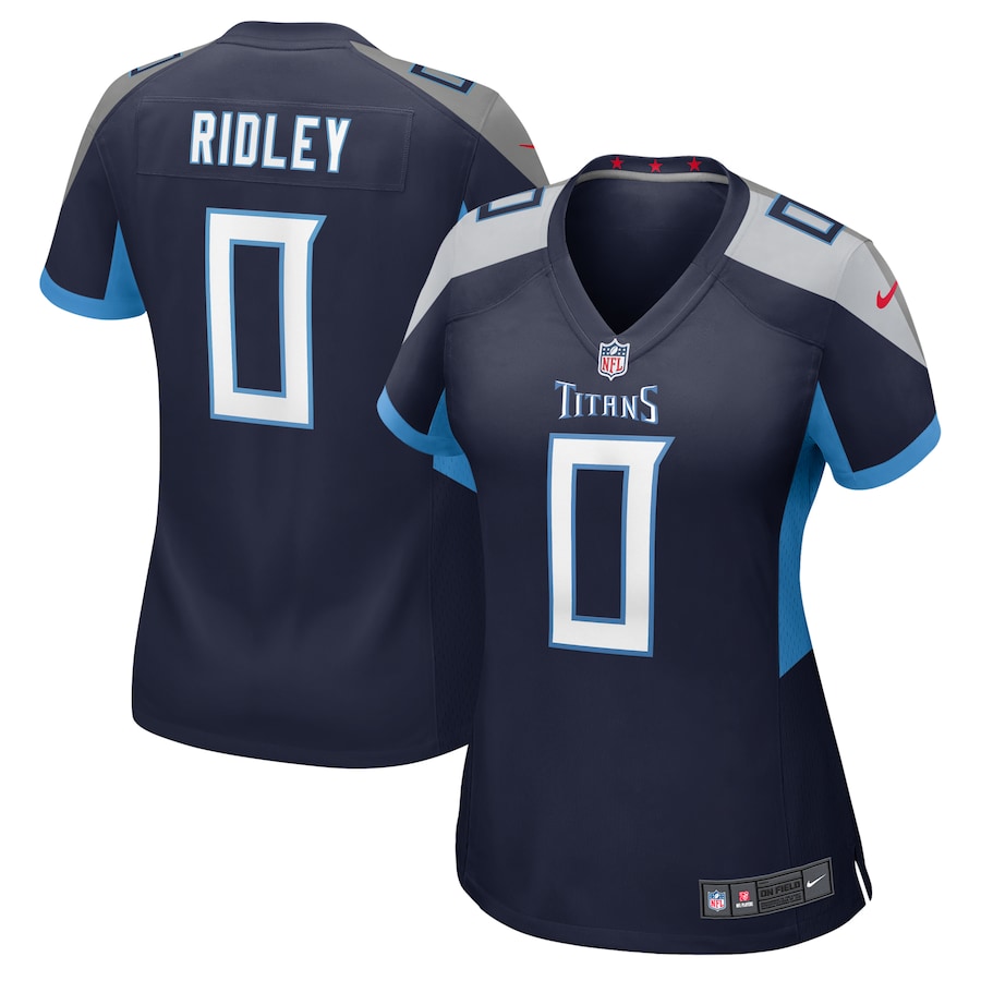 Women's Tennessee Titans Calvin Ridley Nike Navy Game Jersey - Puhuasuan