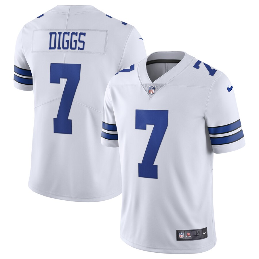 Men's Dallas Cowboys Trevon Diggs Nike White Vapor Limited Jersey - Puhuasuan