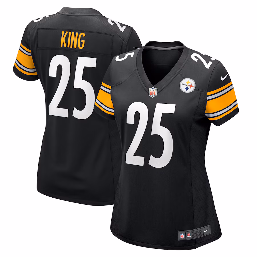 Women's Pittsburgh Steelers Desmond King Nike  Black  Game Jersey - Puhuasuan