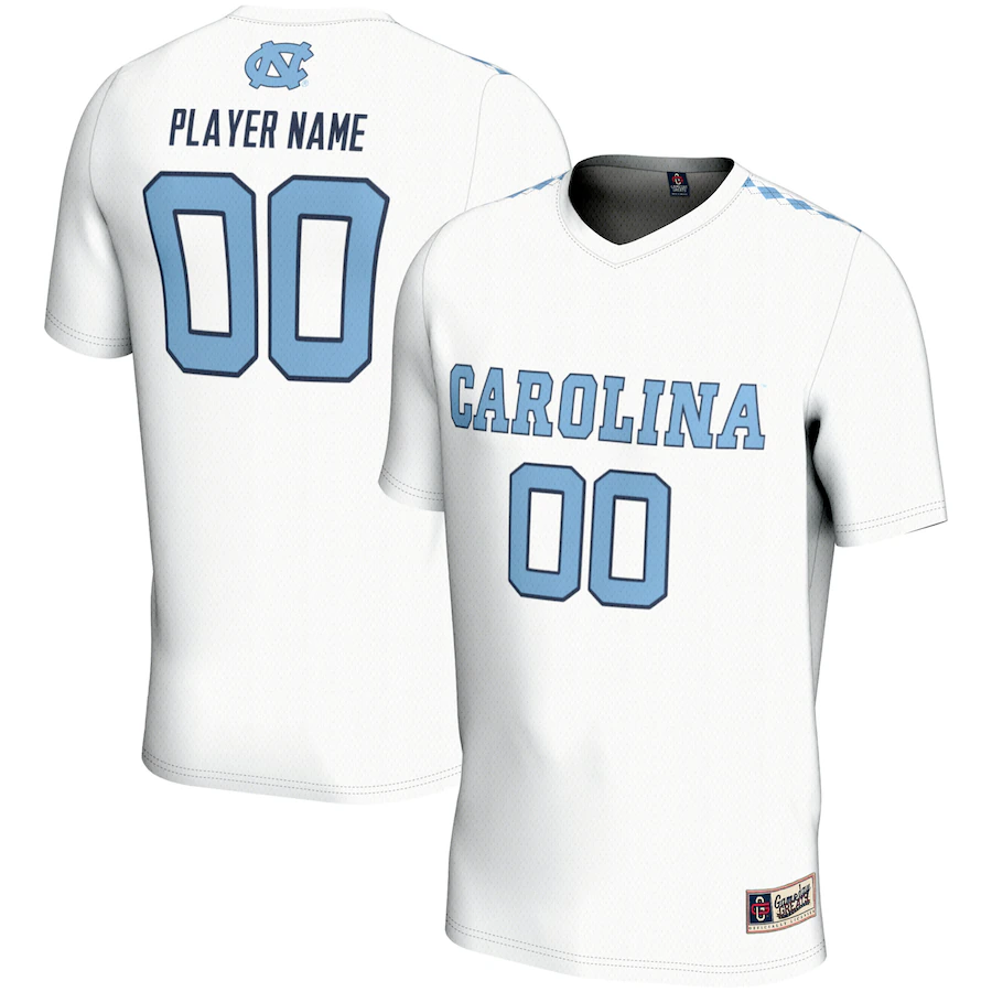 North Carolina Tar Heels GameDay Greats Youth NIL Pick-A-Player Women's Lacrosse Lightweight Jersey - White - Puhuasuan
