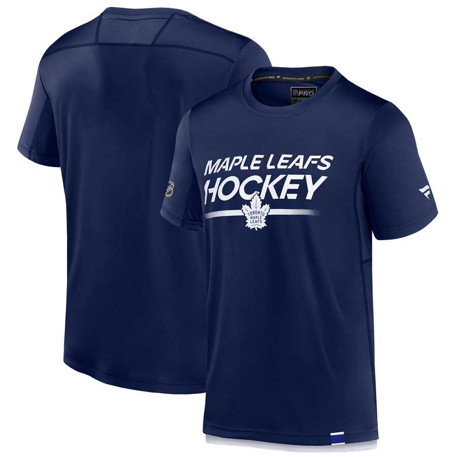 Men's Toronto Maple Leafs Fanatics Cobalt Tech T-Shirt - Puhuasuan