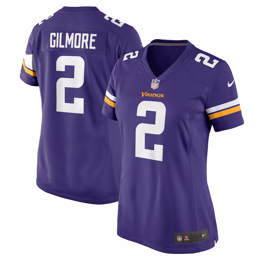 Women's Minnesota Vikings Stephon Gilmore Nike Purple Game Jersey - Puhuasuan