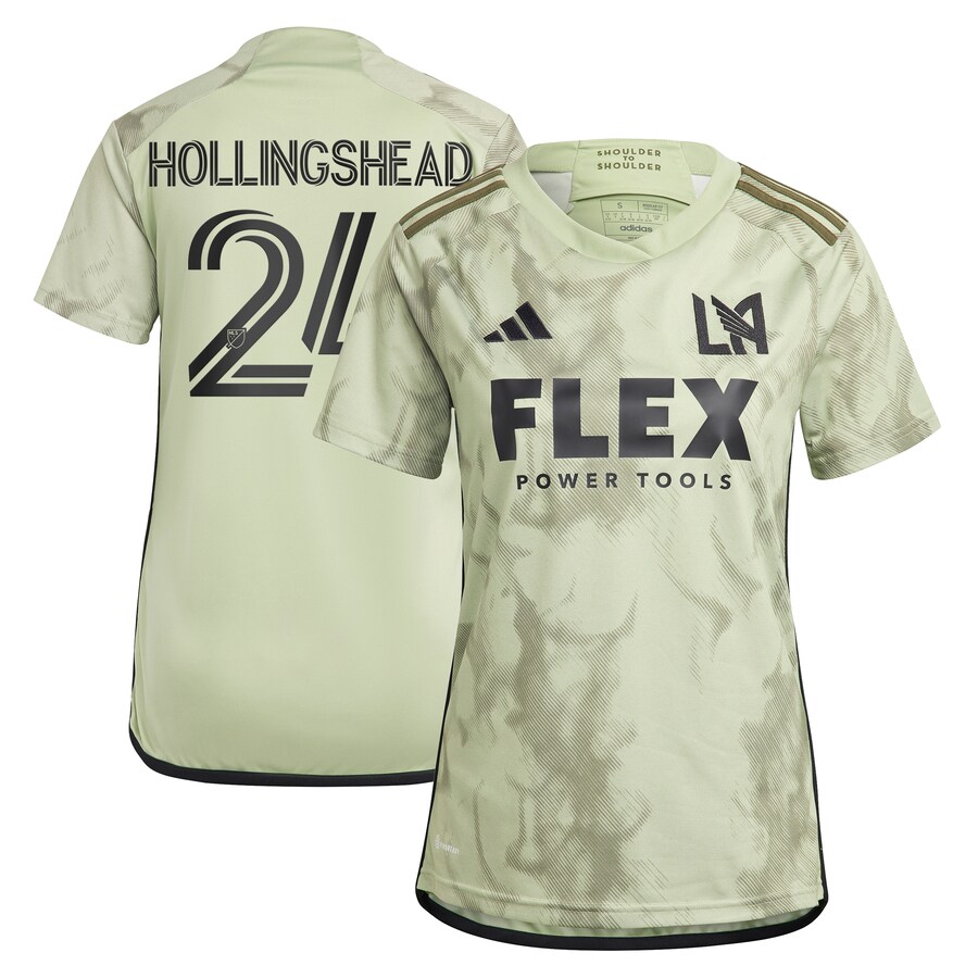 Women's LAFC Ryan Hollingshead adidas Green 2024 Smokescreen Replica Player Jersey - Puhuasuan