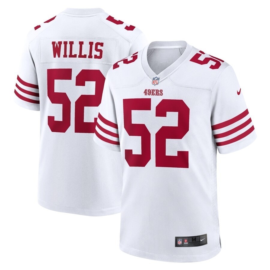 Men's San Francisco 49ers Patrick Willis Nike White Retired Player Game Jersey - Puhuasuan