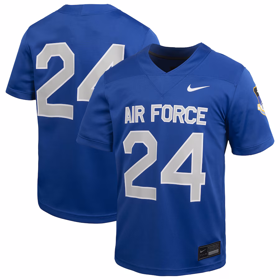 Youth Nike #24 Royal Air Force Falcons Untouchable Football Jersey - Puhuasuan