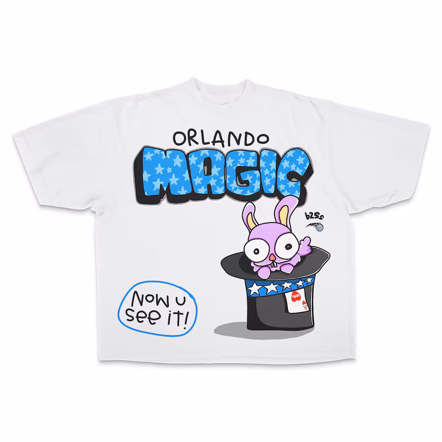 Unisex Orlando Magic  Cream Magic Trick Premium Vintage Boxy T-Shirt - Puhuasuan