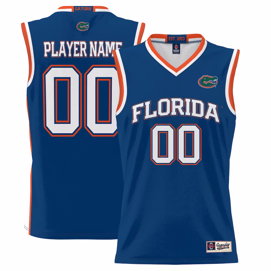 Florida Gators GameDay Greats Youth NIL Pick-A-Player Women's Lightweight Basketball Jersey - Royal - Puhuasuan