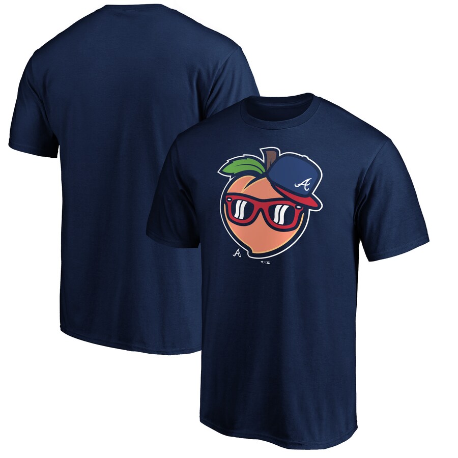 Men's Atlanta Braves Navy Team Adrenaline T-Shirt - Puhuasuan