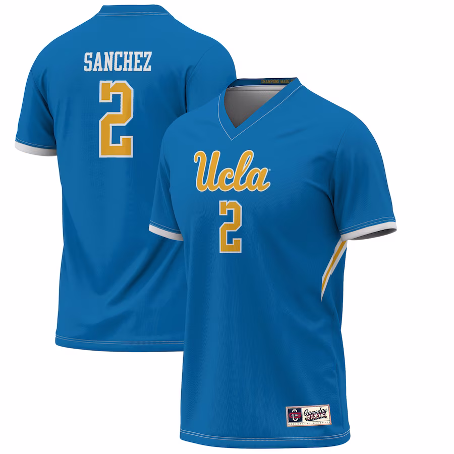 Ashley Sanchez UCLA Bruins GameDay Greats Youth Lightweight Alumni Soccer Jersey - Blue - Puhuasuan