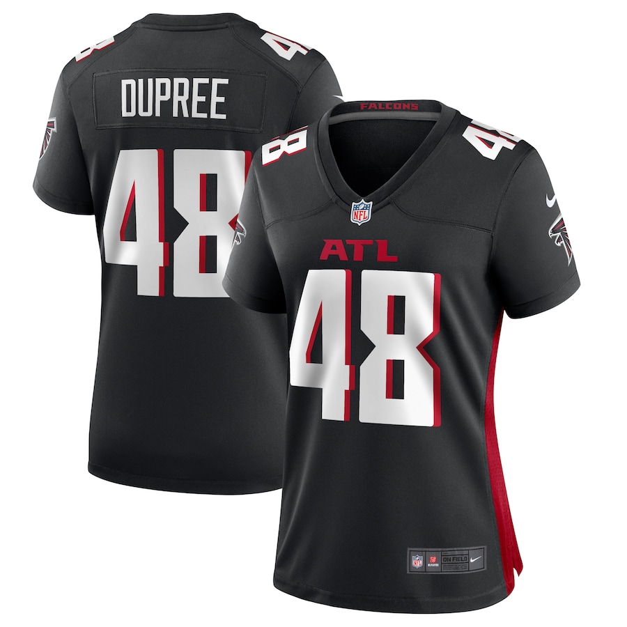 Women's Atlanta Falcons Bud Dupree Nike Black Game Player Jersey - Puhuasuan