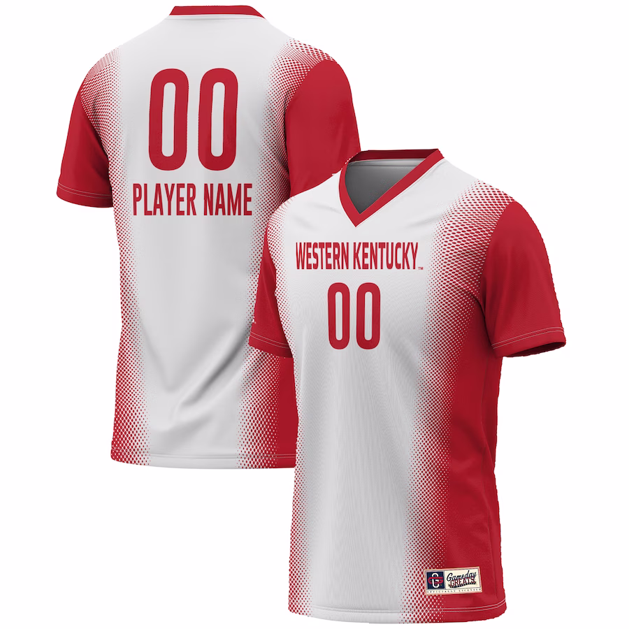 Western Kentucky Hilltoppers GameDay Greats Youth NIL Pick-A-Player Lightweight Women's Soccer Jersey - White - Puhuasuan