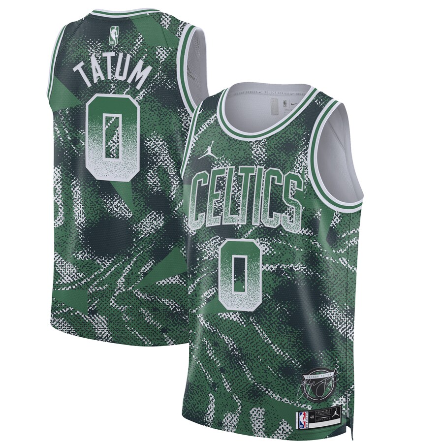 Unisex Boston Celtics Jayson Tatum Nike Green 2025 Select Series Swingman Player Jersey - Puhuasuan