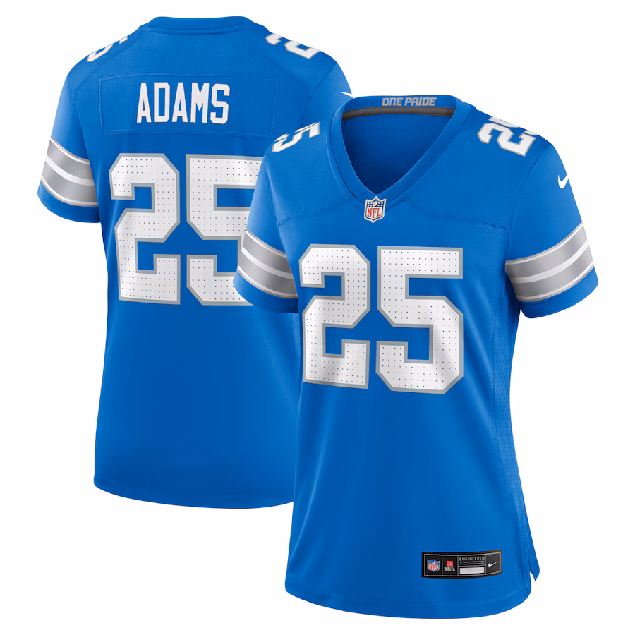 Women's Detroit Lions Jamal Adams Nike Blue Team Game Jersey - Puhuasuan