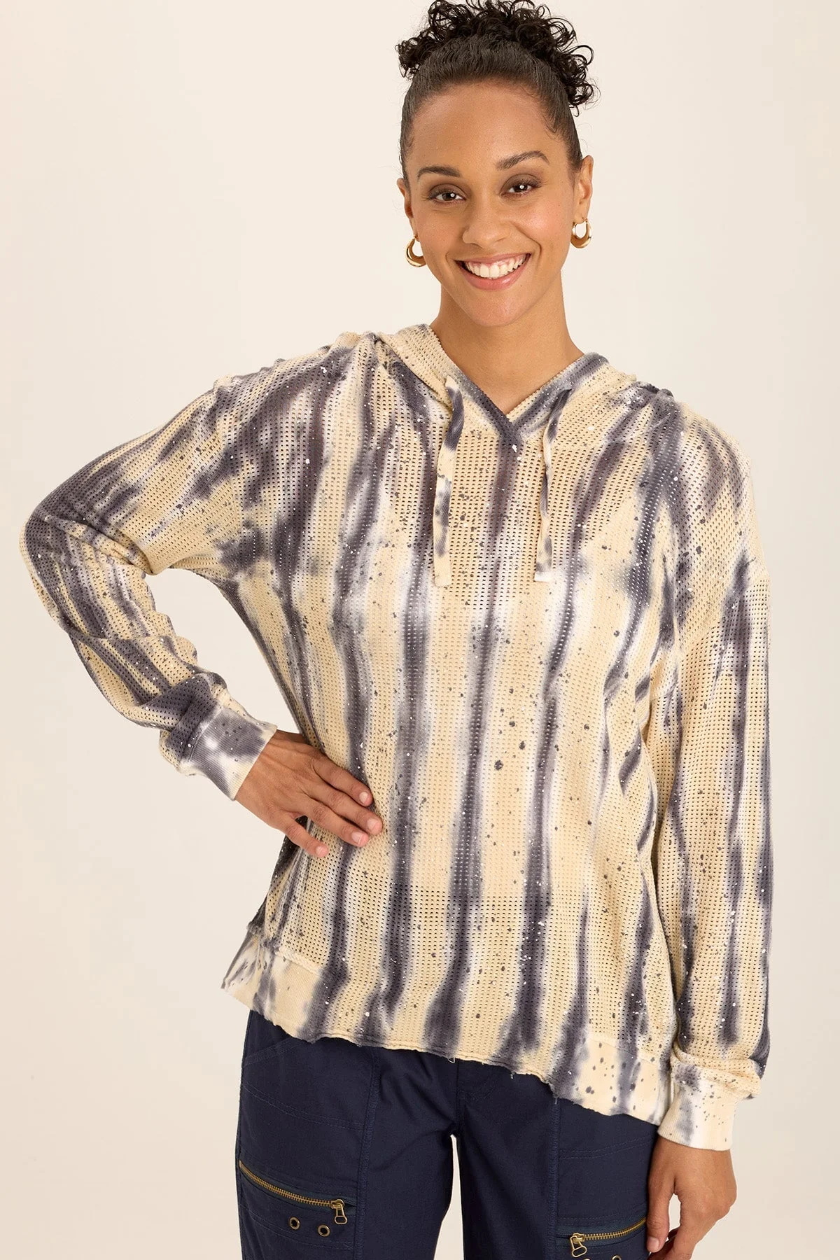 Sidel Mesh Lounge Hoodie - Puhuasuan