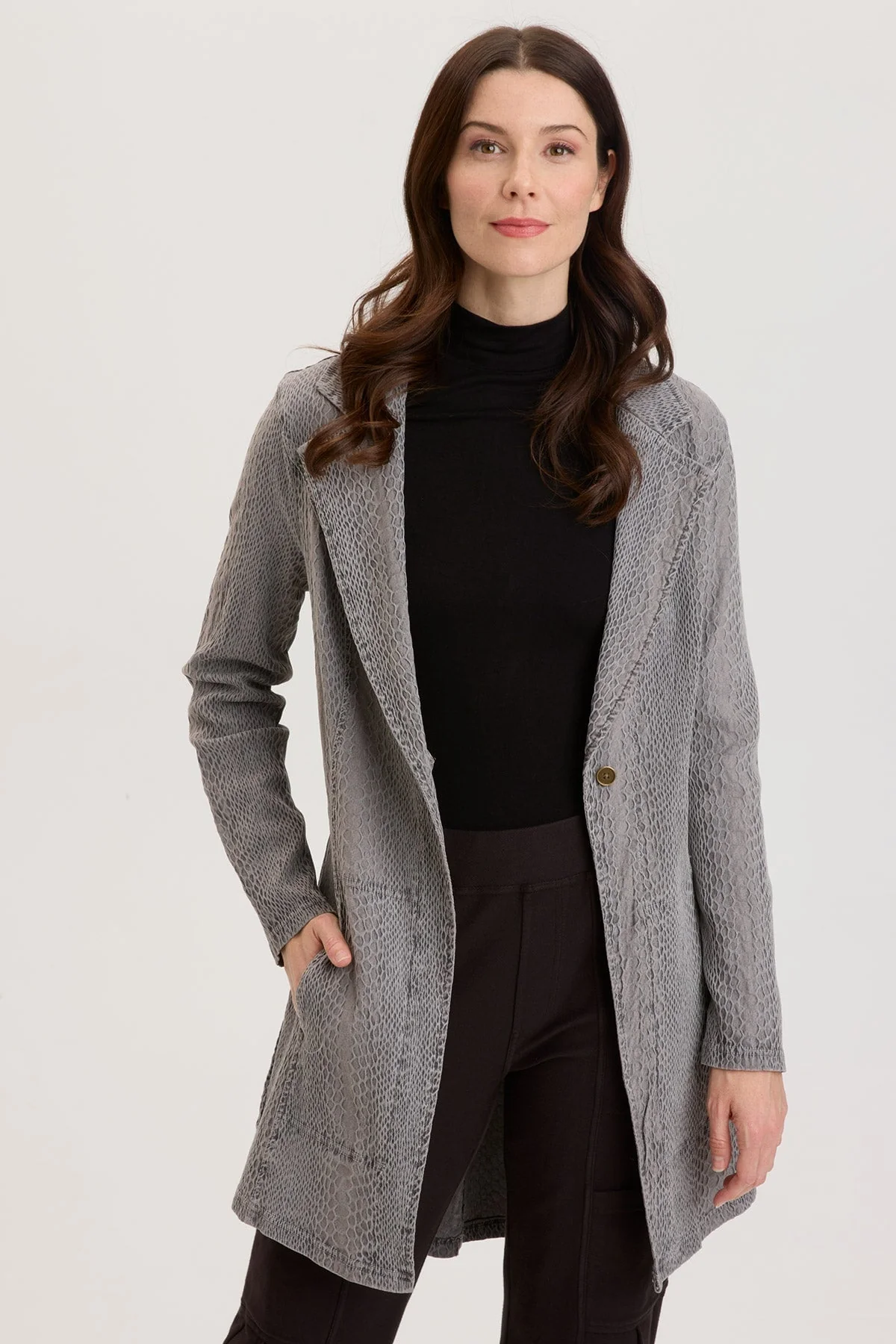 Rhodora Long Blazer - Puhuasuan