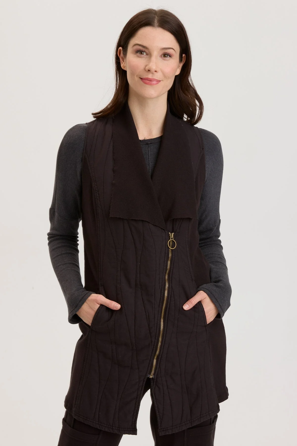 Oldrich Quilted Vest - Puhuasuan