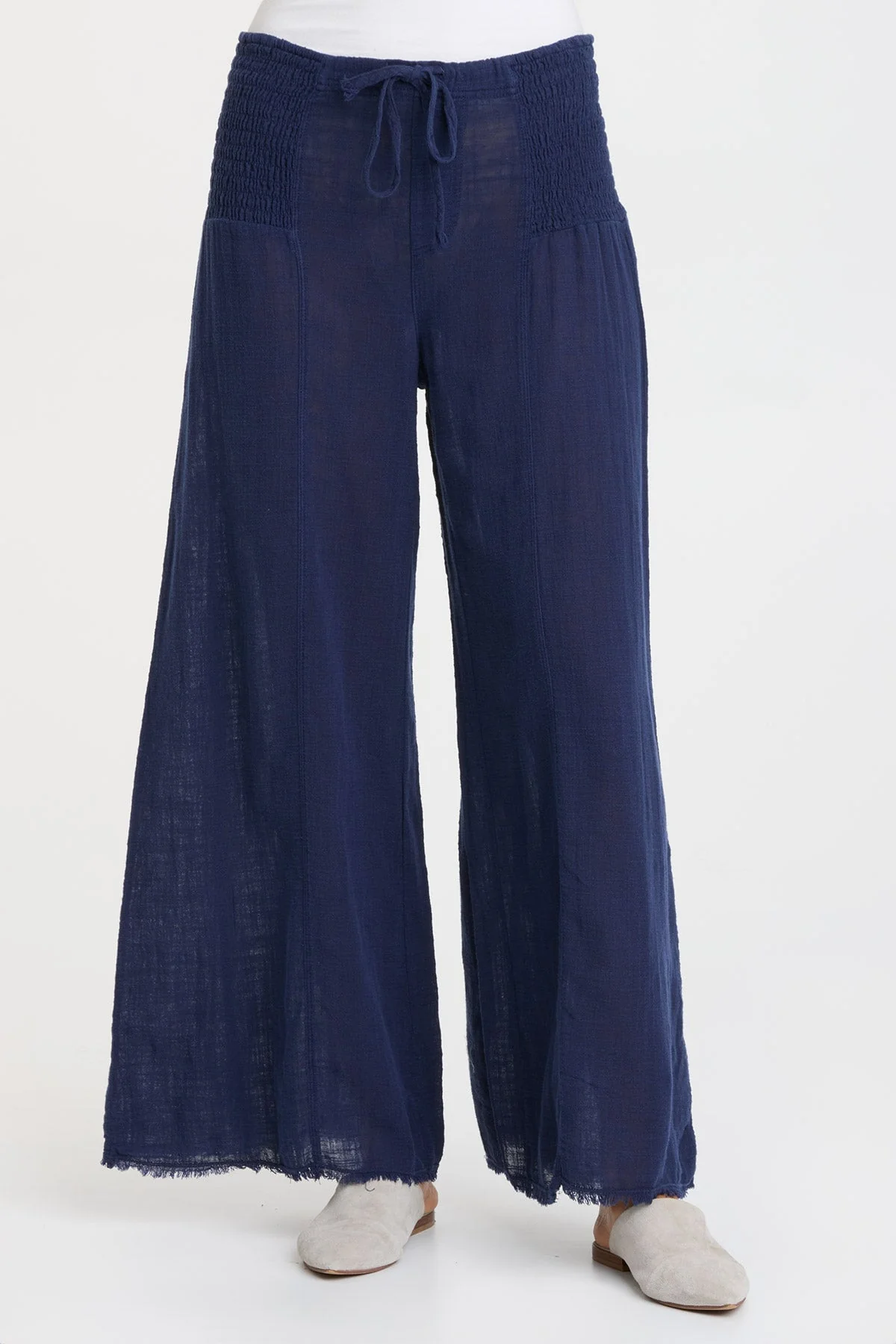 Gauze Kaj Wide Leg - Puhuasuan