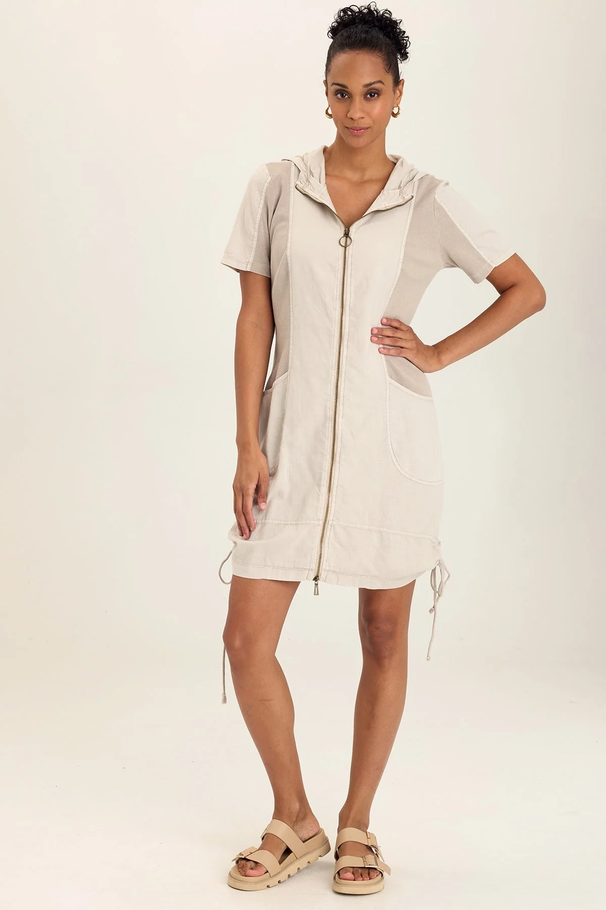 Linen Lenchen Jacket Dress - Puhuasuan